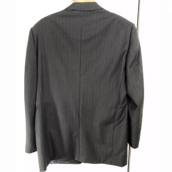 Ermenegildo Zegna Olive Green Pinstripe 2 Pc. Suit